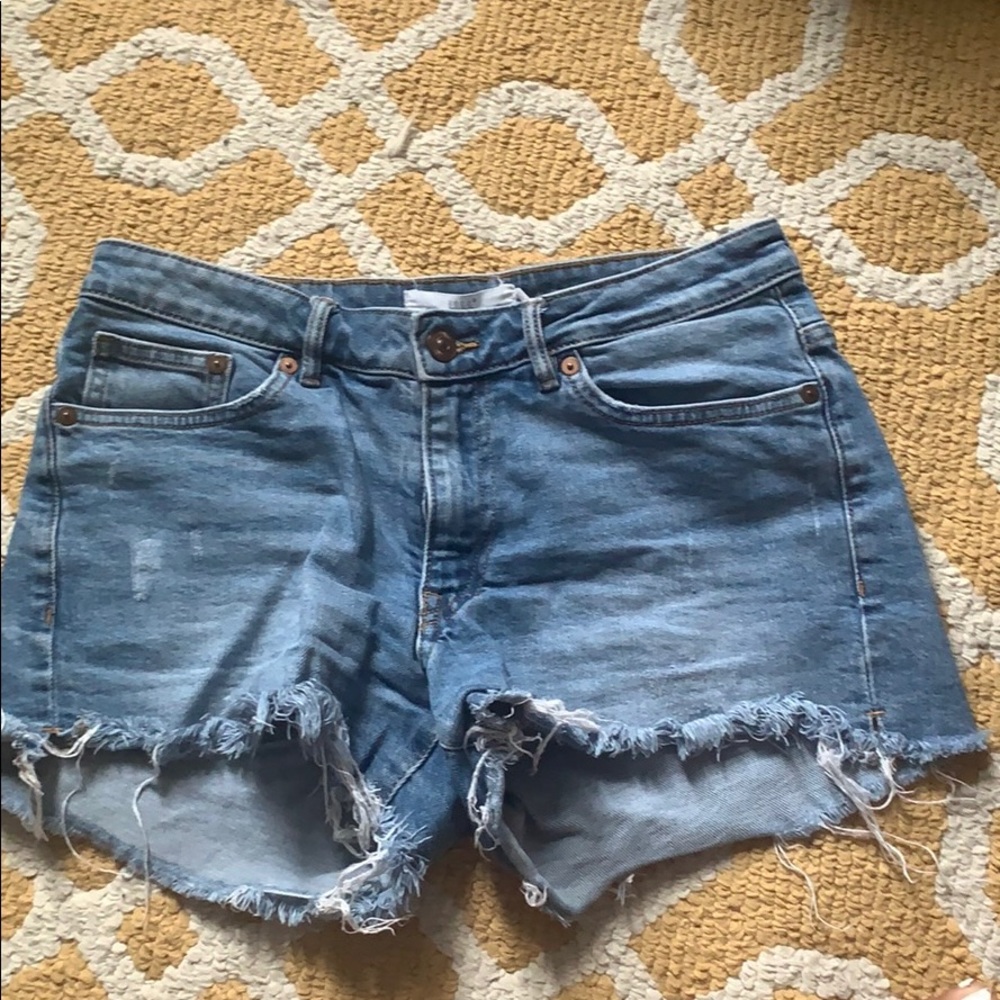 Low Waisted Jean Shorts